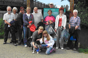 Litter pickers group photo