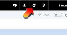 Opening Hotmail settings