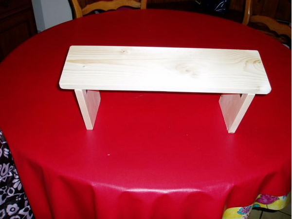 The finished bench